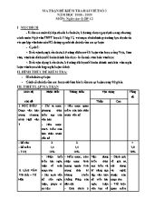 Ma trận và đề kiểm tra bài viết số 3 môn Ngữ văn Lớp 12 - Năm học 2018-2019 - Sở giáo dục và đào tạo Cao Bằng